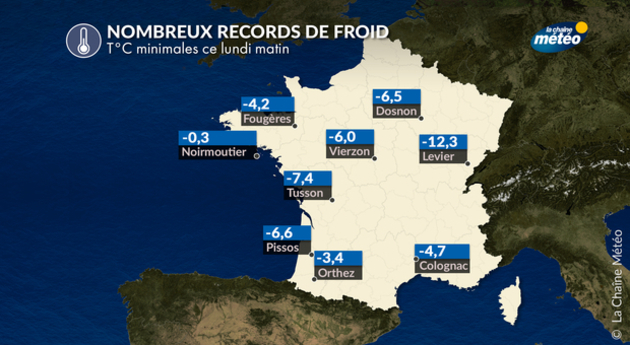 Records de froid 4 avril 2022 Actualités France