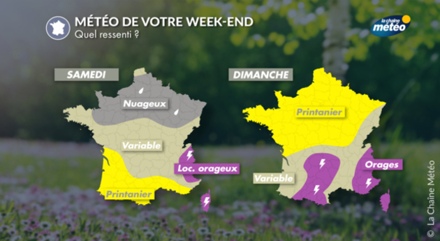 Météo du week-end Actualités France