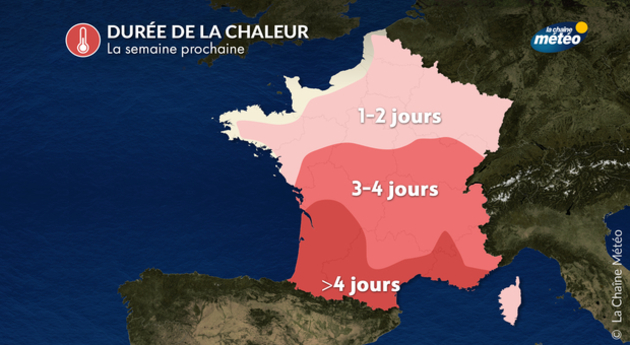 Durée vague de chaleur Actualités France