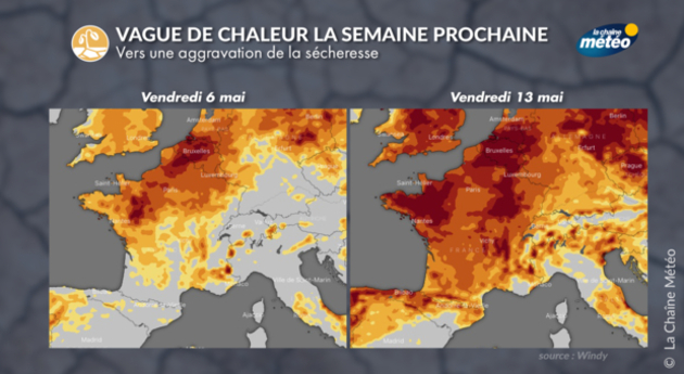 aggravation de la sécheresse Actualités France