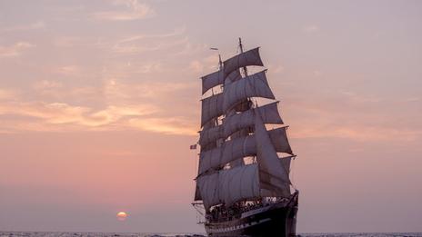 Le Belem à Boulogne-sur-Mer puis Ostende