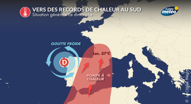 Chaleur exceptionnelle dimanche au sud Actualités France