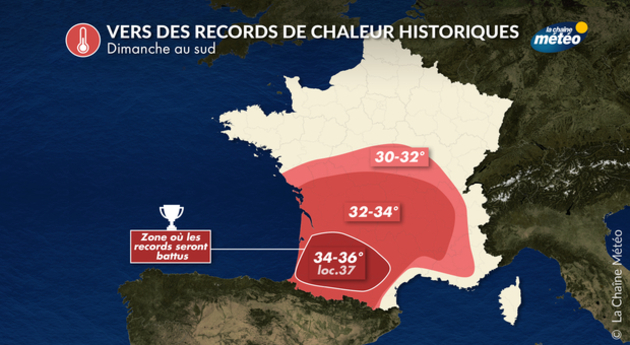 Vers des records de chaleur historiques Actualités France