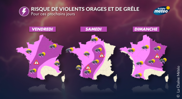 Risque orages France Actualités France