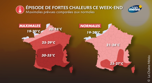 Chaleur ce week-end Actualités France