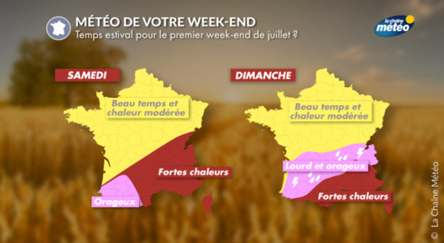 Météo week-end Actualités France