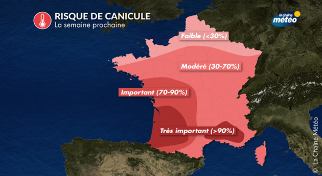 Risque de canicule la semaine prochaine Actualités France