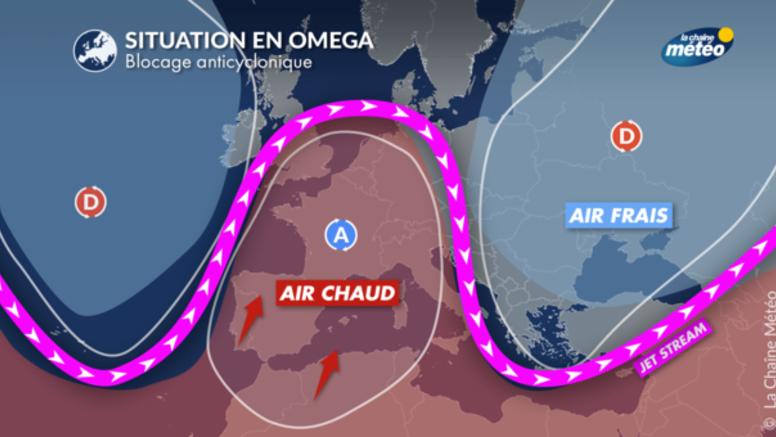 Météorologie : qu'est-ce qu'un blocage en oméga ?
