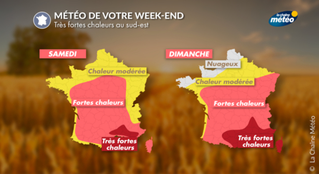 Ressenti météo du week-end Actualités France