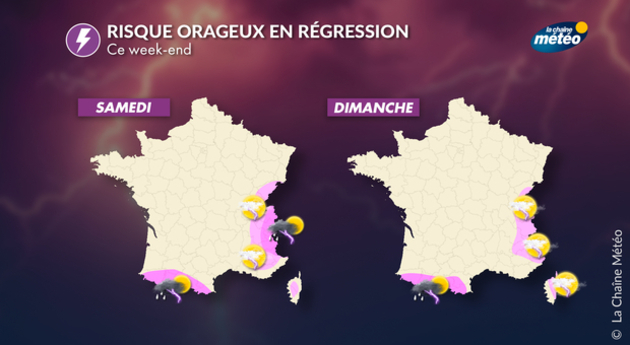 orages ce week-end Actualités France