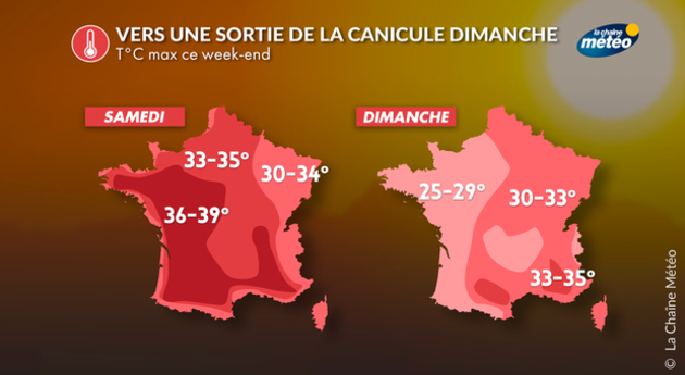 Températures du week-end Actualités France