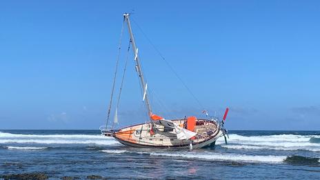 Golden Globe Race : Le participant à la GGR Guy deBoer s'échoue de nuit 