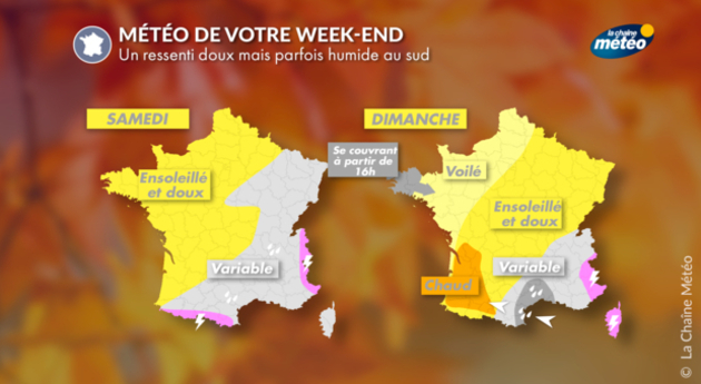Météo week-end Actualités France