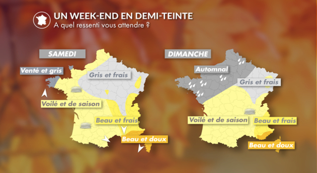 Météo du week-end Actualités France