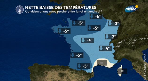 Baisse des températures Actualités France