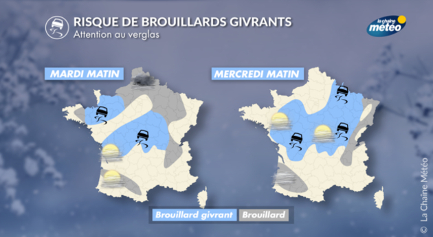 Risque de brouillards givrants Météo Énergie