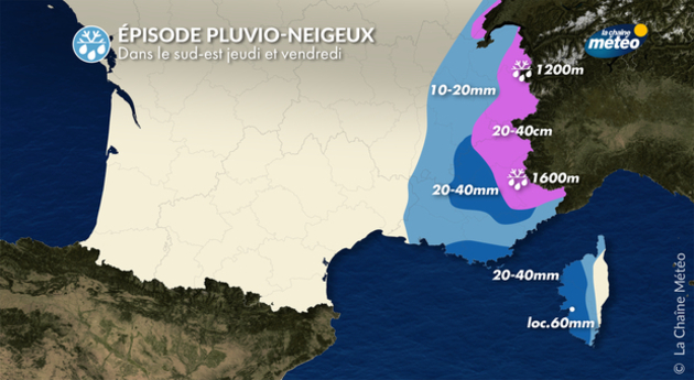 Episode pluvieux au sud-est Actualités France