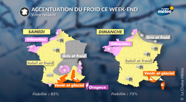 Météo du week-end Actualités France