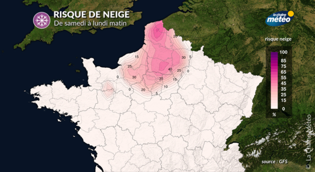 Risque de neige ce week-end Actualités France