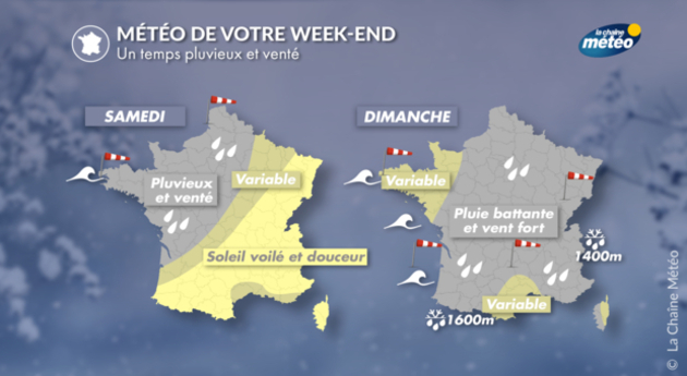 Météo du week-end Actualités France