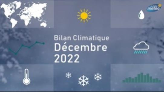 Bilan climatique de décembre 2022