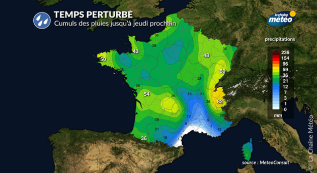 Pluies ces prochains jours Actualités France