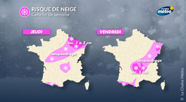 Risque de neige jeudi et vendredi Actualités France