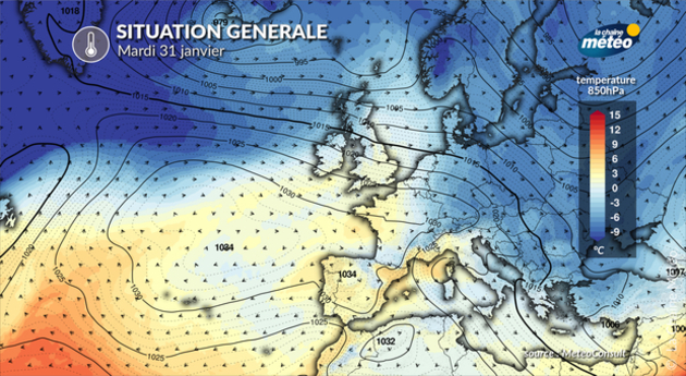 Situation générale la semaine prochaine Actualités France