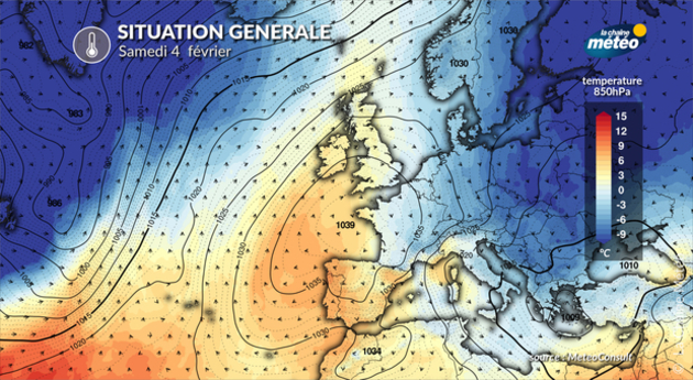 Situation générale le week-end prochain Actualités France