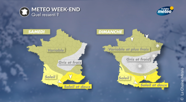 Météo du week-end Actualités France