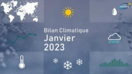 Bilan climatique de janvier 2023