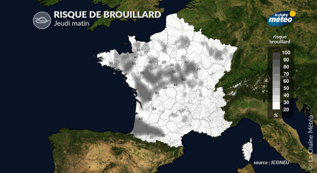 Risque de brouillard ce jeudi matin Actualités France