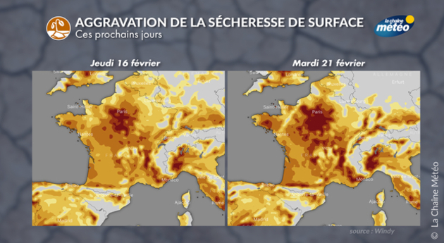 Sécheresse des sols superficiels Actualités France