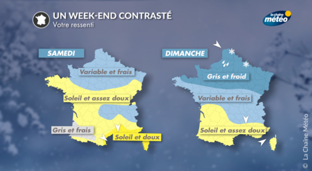 La météo du week-end Actualités France