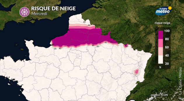 Risque de neige Actualités France