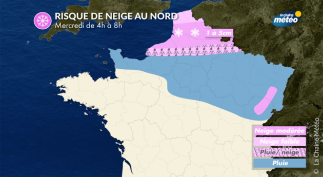 risque de neige mercredi Actualités France