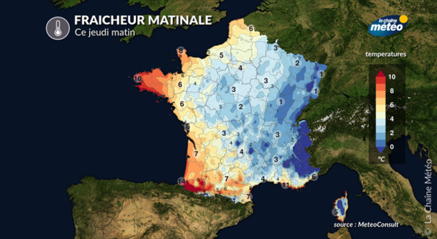 Fraicheur matinale jeudi matin Actualités France
