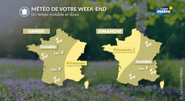 Météo du week-end Actualités France