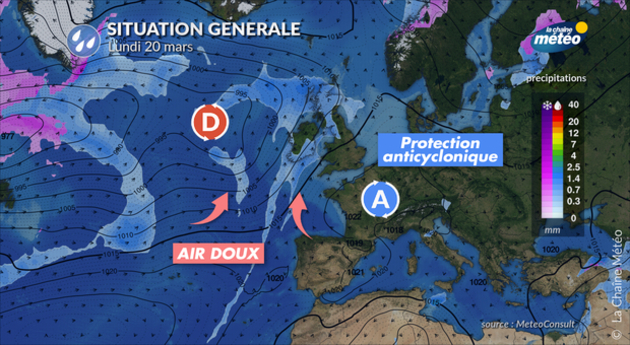 Situation générale lundi 20 mars Actualités France