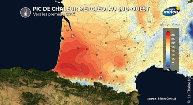 Pic de chaleur dans le sud-ouest Actualités France
