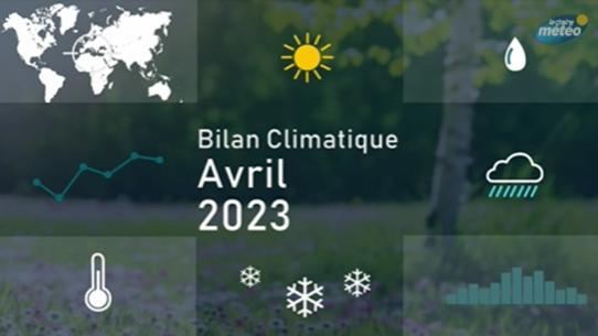 Bilan climatique d'avril 2023