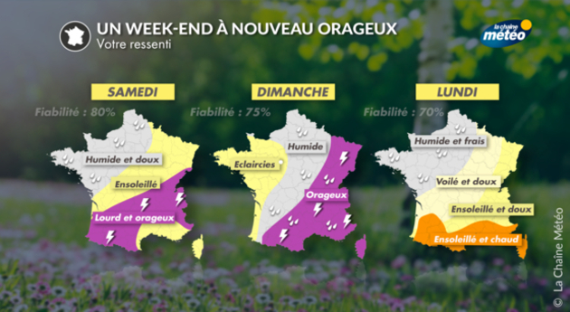 Météo du week-end du 8 mai Actualités France