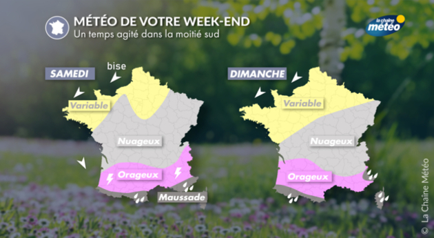 La météo du week-end Actualités France