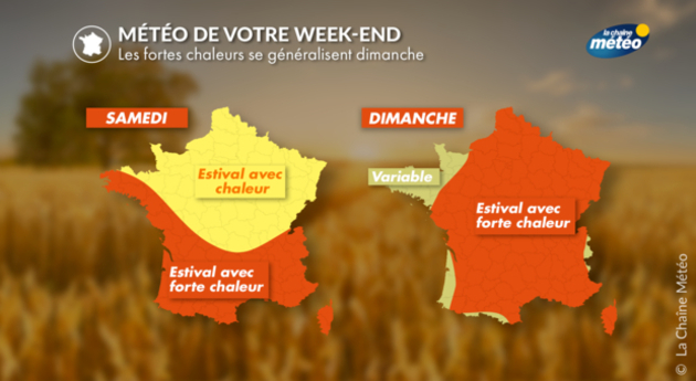 La météo du week-end Actualités France