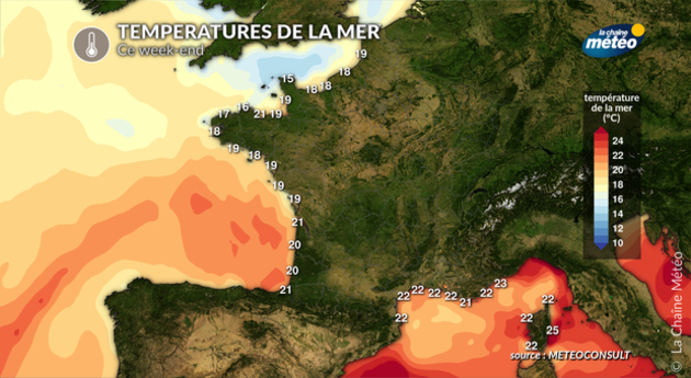 températures de la mer Actualités France
