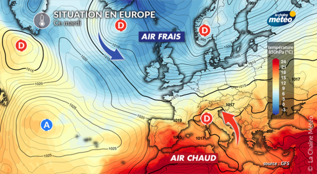 Situation en Europe ce mardi 4 juillet Actualités France