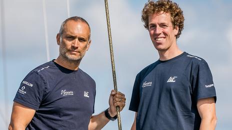 Fabrice Amedeo embarque le navigateur allemand Andreas Baden sur la Transat Jacques Vabre