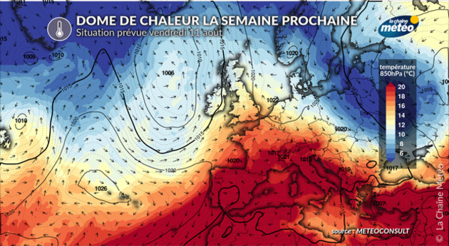 Dôme de chaleur sur la France la semaine prochaine Actualités France
