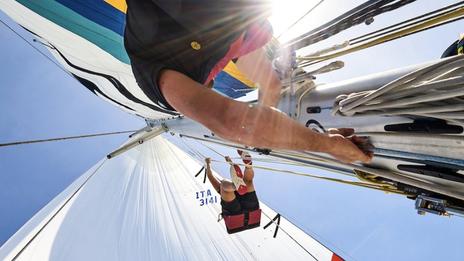 Arrivée des bateaux McIntyre Ocean Globe, deux semaines avant le grand jour !