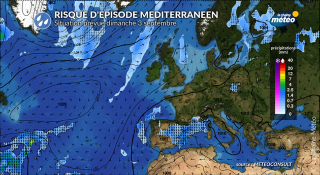 Une dépression entrainera des intempéries en Méditerranée Actualités France